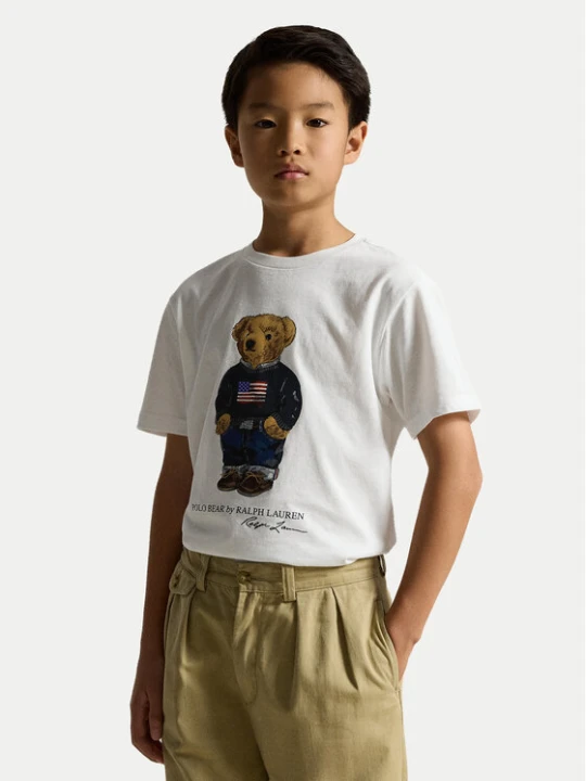 Zdjęcie produktu Polo Ralph Lauren T-Shirt 323P00508001 Biały Regular Fit