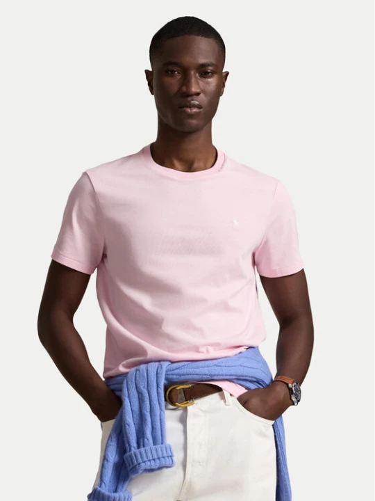 Zdjęcie produktu Polo Ralph Lauren T-Shirt 710671438530 Różowy jasny Regular Fit