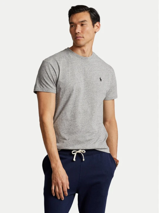 Zdjęcie produktu Polo Ralph Lauren T-Shirt 710707087006 Szary Regular Fit