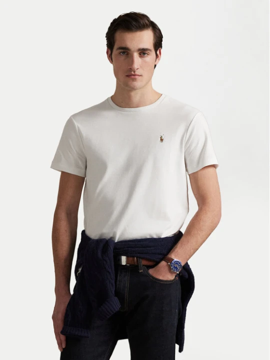 Zdjęcie produktu Polo Ralph Lauren T-Shirt 710740727 Biały Slim Fit