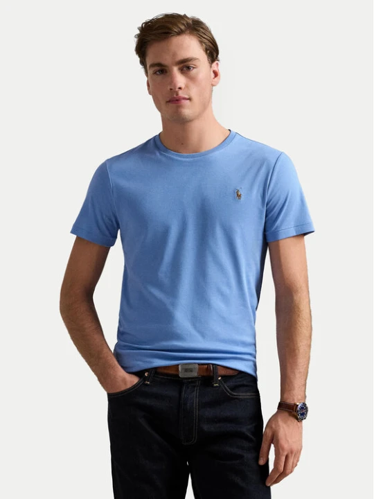 Zdjęcie produktu Polo Ralph Lauren T-Shirt 710740727086 Niebieski Slim Fit