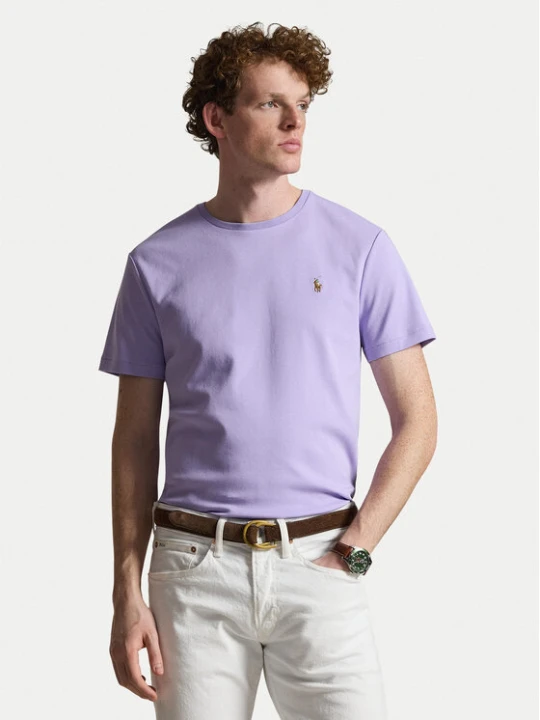 Zdjęcie produktu Polo Ralph Lauren T-Shirt 710740727507 Fioletowy jasny Regular Fit