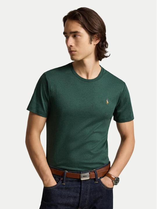 Zdjęcie produktu Polo Ralph Lauren T-Shirt 710740727510 Zielony Regular Fit