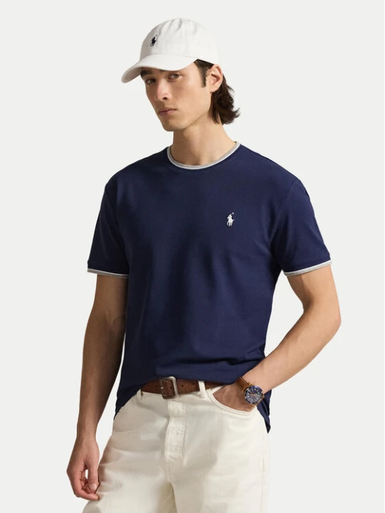 Zdjęcie produktu Polo Ralph Lauren T-Shirt 710963492001 Granatowy Regular Fit