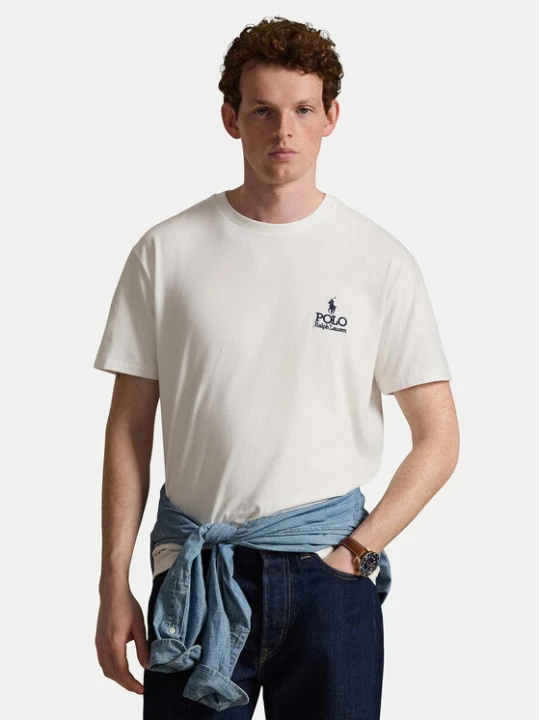 Zdjęcie produktu Polo Ralph Lauren T-Shirt 710981136001 Biały Regular Fit