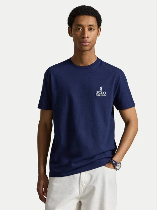 Zdjęcie produktu Polo Ralph Lauren T-Shirt 710981136009 Granatowy Regular Fit