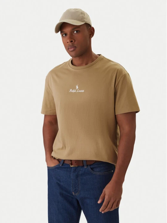 Zdjęcie produktu Polo Ralph Lauren T-Shirt 710981370005 Beżowy Classic Fit