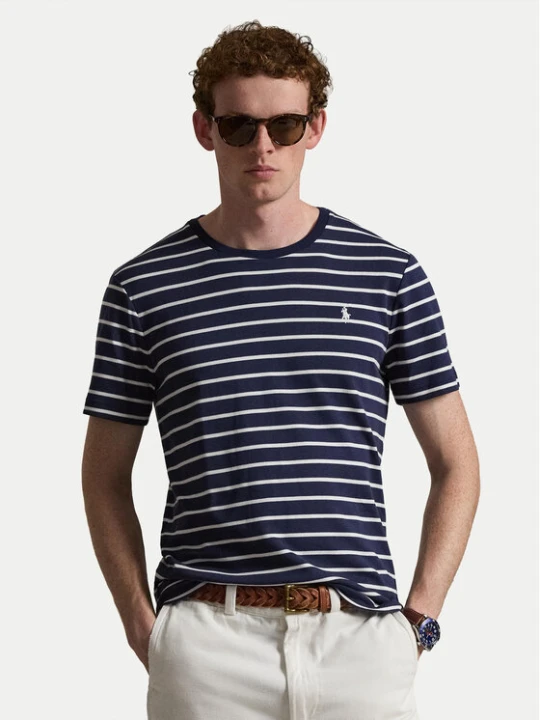 Zdjęcie produktu Polo Ralph Lauren T-Shirt 710B16648001 Granatowy Regular Fit