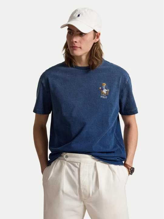 Zdjęcie produktu Polo Ralph Lauren T-Shirt 710B18560001 Granatowy Classic Fit