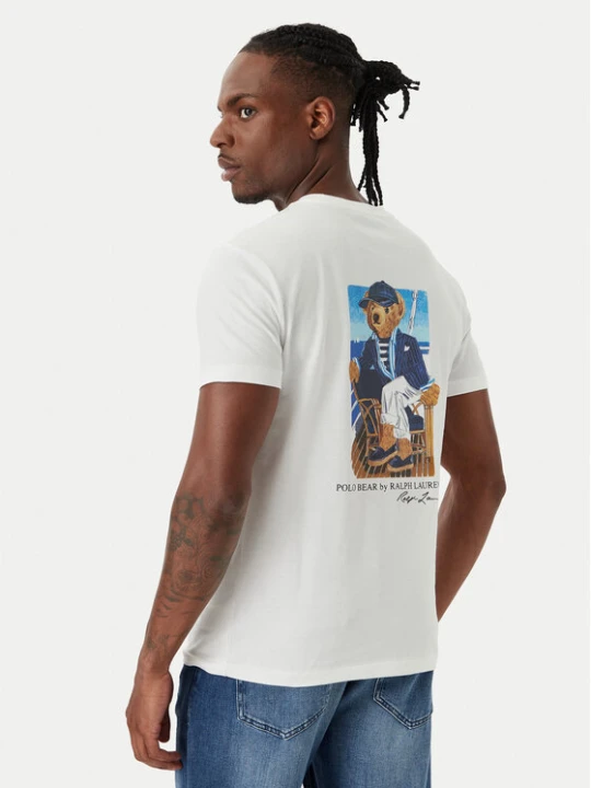 Zdjęcie produktu Polo Ralph Lauren T-Shirt 710B21952001 Biały Regular Fit
