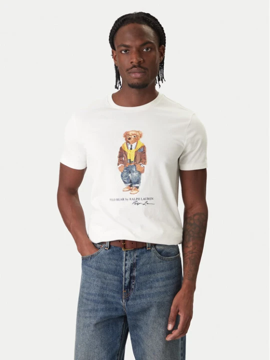 Zdjęcie produktu Polo Ralph Lauren T-Shirt 710P07346001 Biały Regular Fit