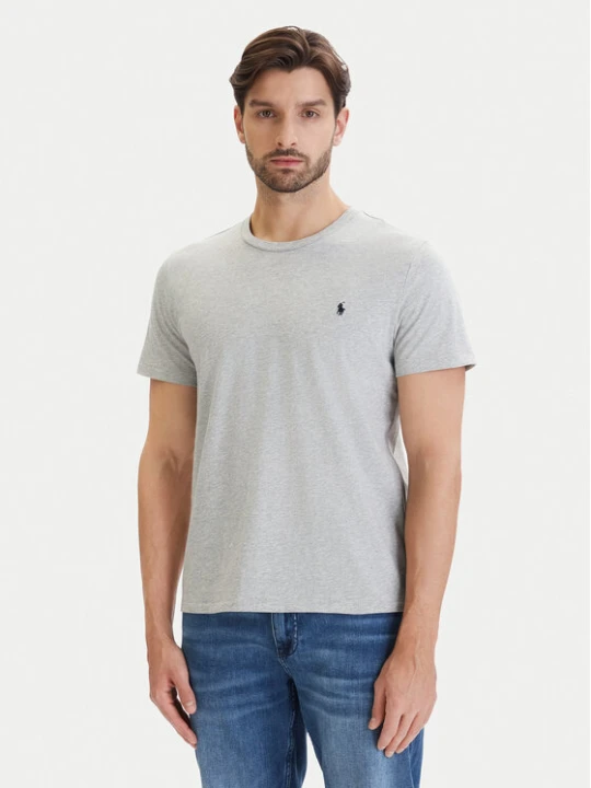 Zdjęcie produktu Polo Ralph Lauren T-Shirt 714844756008 Szary Regular Fit