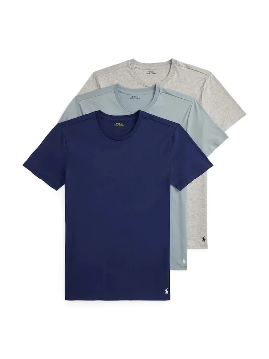 Zdjęcie produktu Polo Ralph Lauren T-shirt basic męski bawełniany 3-pack granatowy