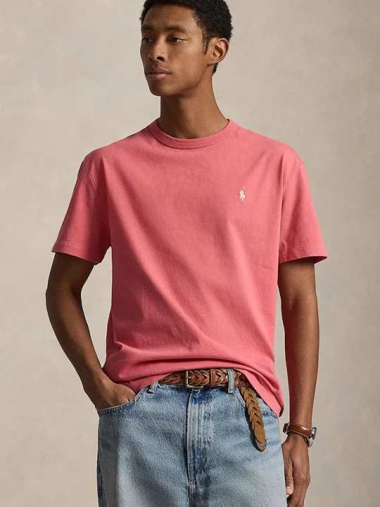 Zdjęcie produktu Polo Ralph Lauren t-shirt bawełniany różowy