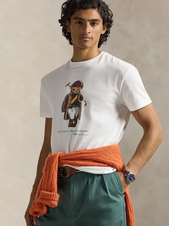 Zdjęcie produktu Polo Ralph Lauren t-shirt bawełniany biały