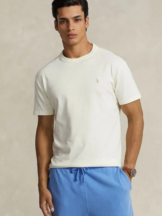 Zdjęcie produktu Polo Ralph Lauren t-shirt bawełniany beżowy