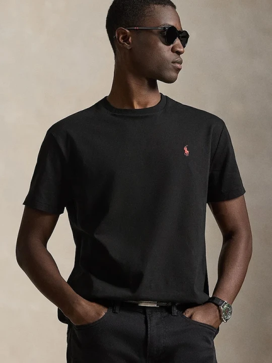 Zdjęcie produktu Polo Ralph Lauren t-shirt bawełniany czarny