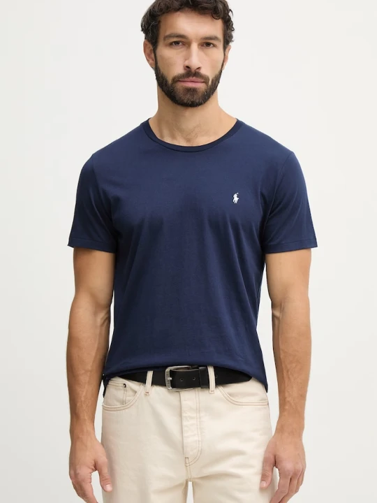 Zdjęcie produktu Polo Ralph Lauren t-shirt bawełniany granatowy