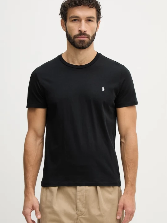 Zdjęcie produktu Polo Ralph Lauren t-shirt bawełniany czarny