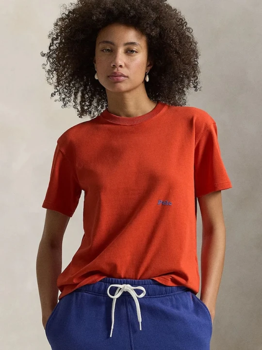 Zdjęcie produktu Polo Ralph Lauren t-shirt bawełniany pomarańczowy
