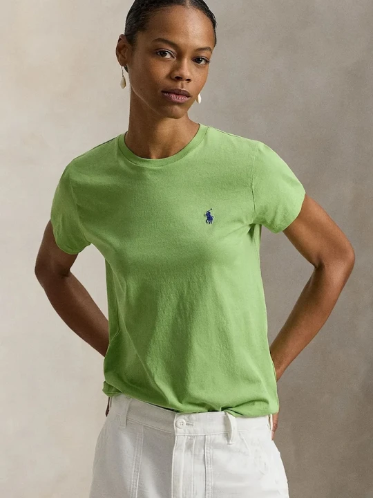 Zdjęcie produktu Polo Ralph Lauren T-shirt damski bawełniany zielony