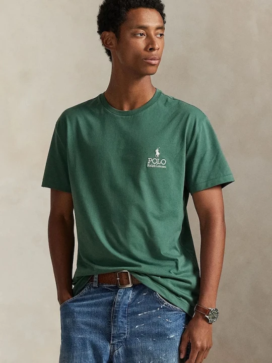 Zdjęcie produktu Polo Ralph Lauren T-shirt męski bawełniany zielony