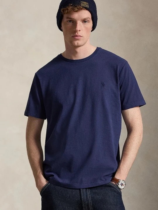 Zdjęcie produktu Polo Ralph Lauren t-shirt bawełniany granatowy