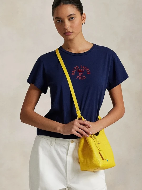 Zdjęcie produktu Polo Ralph Lauren t-shirt bawełniany granatowy