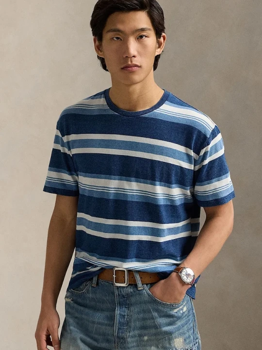Zdjęcie produktu Polo Ralph Lauren t-shirt bawełniany niebieski