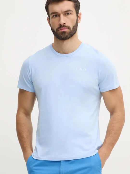 Zdjęcie produktu Polo Ralph Lauren t-shirt bawełniany niebieski