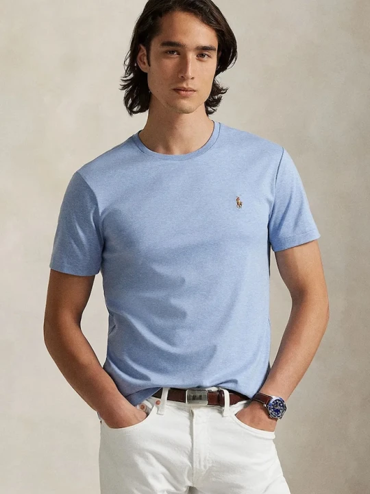 Zdjęcie produktu Polo Ralph Lauren T-shirt bawełniany 710740727017 niebieski