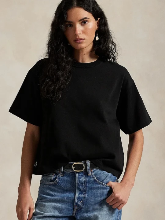 Zdjęcie produktu Polo Ralph Lauren t-shirt bawełniany czarny