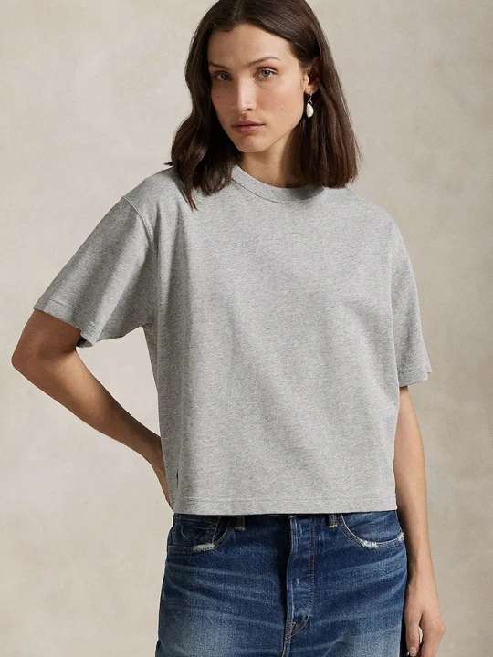 Zdjęcie produktu Polo Ralph Lauren t-shirt bawełniany szary