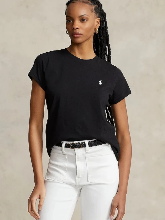 Zdjęcie produktu Polo Ralph Lauren t-shirt bawełniany czarny