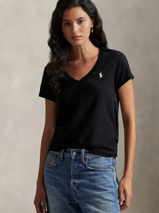 Zdjęcie produktu Polo Ralph Lauren t-shirt bawełniany czarny
