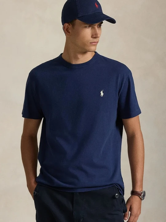 Zdjęcie produktu Polo Ralph Lauren t-shirt bawełniany granatowy