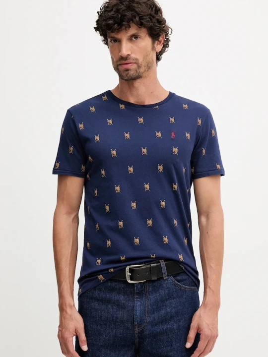 Zdjęcie produktu Polo Ralph Lauren t-shirt bawełniany granatowy