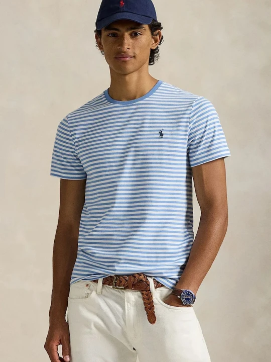 Zdjęcie produktu Polo Ralph Lauren t-shirt bawełniany niebieski