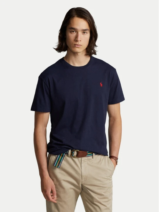 Zdjęcie produktu Polo Ralph Lauren T-Shirt Bsr 710680785 Granatowy Custom Slim Fit