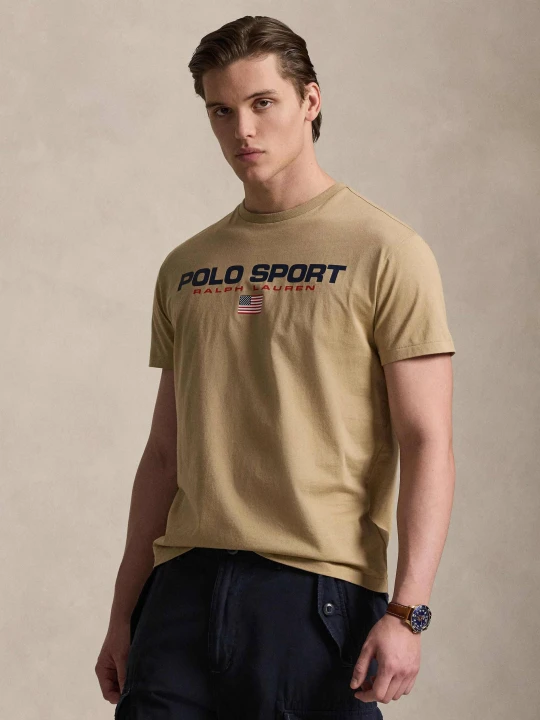 Zdjęcie produktu POLO RALPH LAUREN T-shirt | Classic fit beżowy