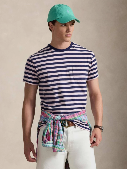 Zdjęcie produktu POLO RALPH LAUREN T-shirt | Classic fit pudrowy róż