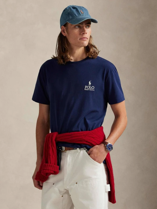 Zdjęcie produktu POLO RALPH LAUREN T-shirt | Classic fit granatowy