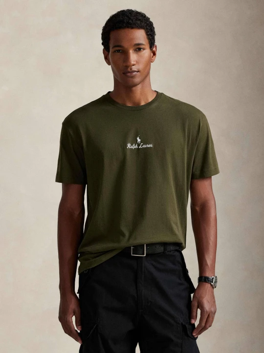 Zdjęcie produktu POLO RALPH LAUREN T-shirt | Classic fit oliwkowy