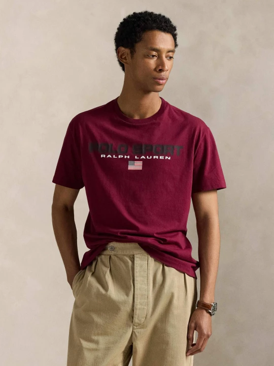 Zdjęcie produktu POLO RALPH LAUREN T-shirt | Classic fit bordowy
