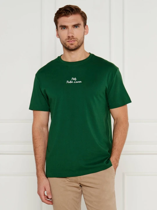 Zdjęcie produktu POLO RALPH LAUREN T-shirt | Classic fit butelkowa zieleń