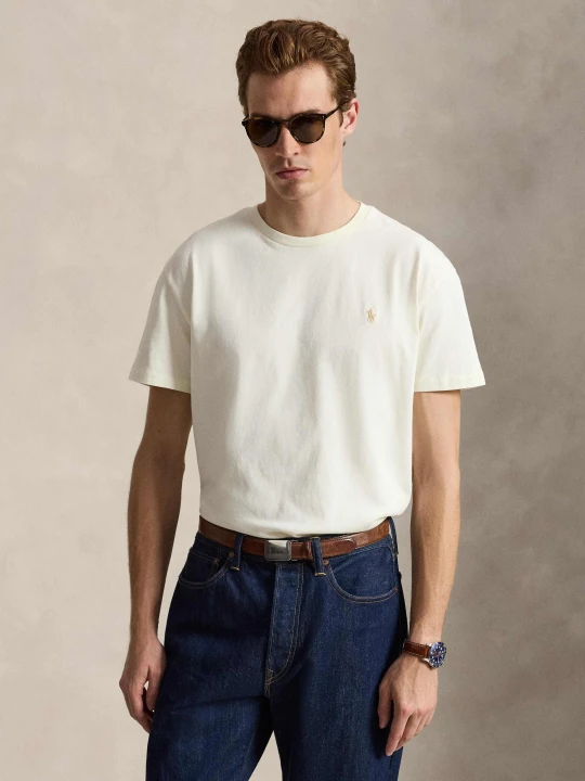 Zdjęcie produktu POLO RALPH LAUREN T-shirt | Classic fit kremowy
