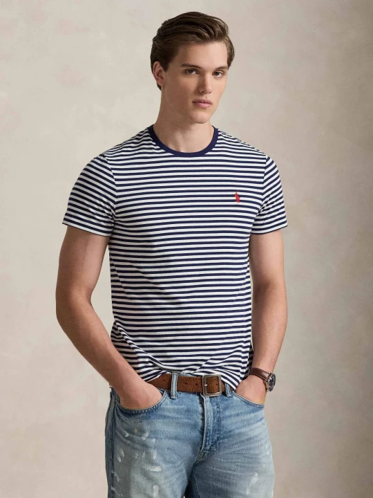 Zdjęcie produktu POLO RALPH LAUREN T-shirt | Custom slim fit granatowy