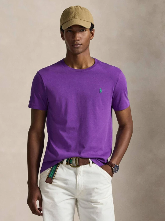 Zdjęcie produktu POLO RALPH LAUREN T-shirt | Custom slim fit fioletowy