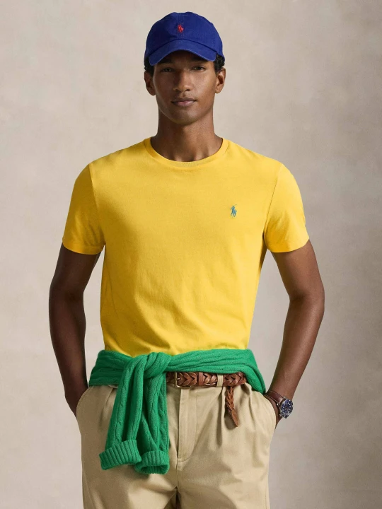Zdjęcie produktu POLO RALPH LAUREN T-shirt | Custom slim fit żółty