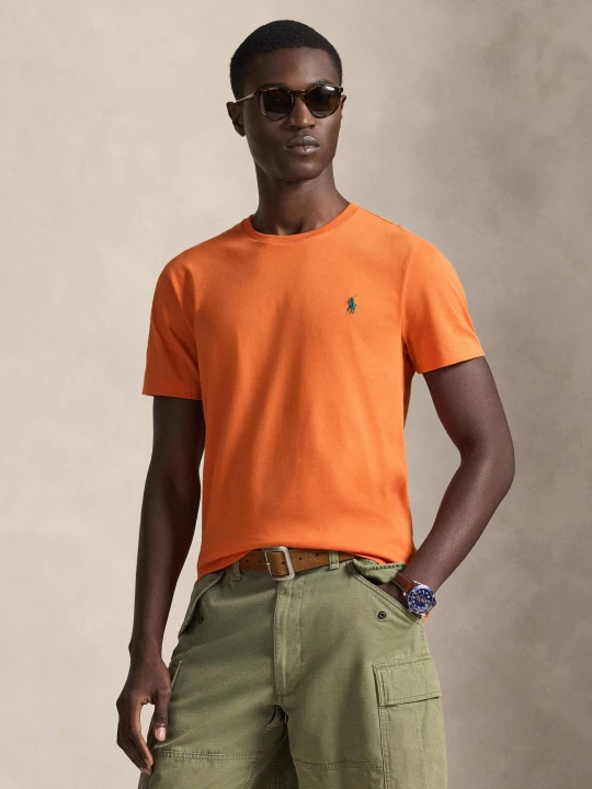 Zdjęcie produktu POLO RALPH LAUREN T-shirt | Custom slim fit pomarańczowy